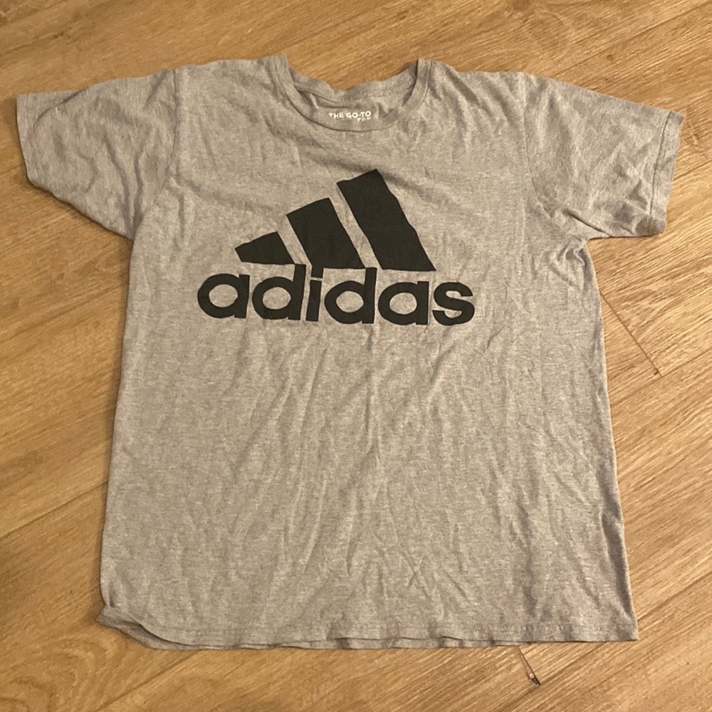 Grey adidas t shirt